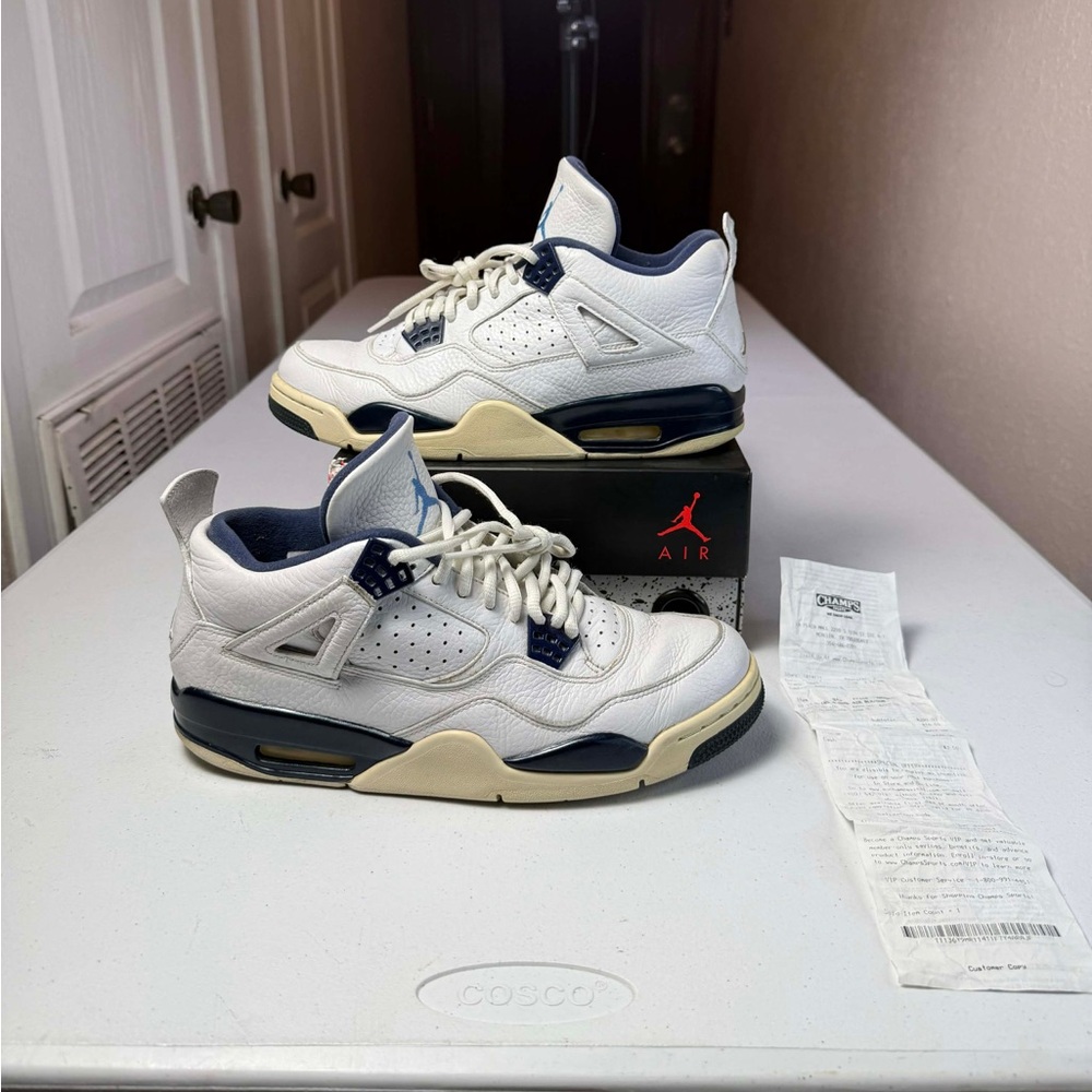 Size 10.5 - Nike Air Jordan 4 Retro LS Columbia 2015 Men's Shoes